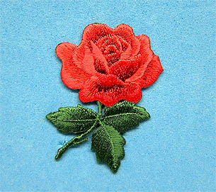 Bügelmotiv PRYM Prym Rose rot